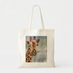Giraffe on tote bag