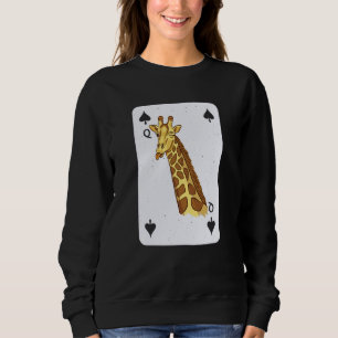 Giraffe Ornament Giraffe Merch Animal Print Giraff Sweatshirt