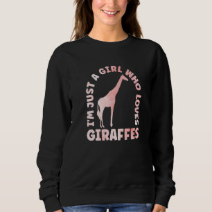 Giraffe Outfit for Giraffe Safari Lovers Apparel W Sweatshirt