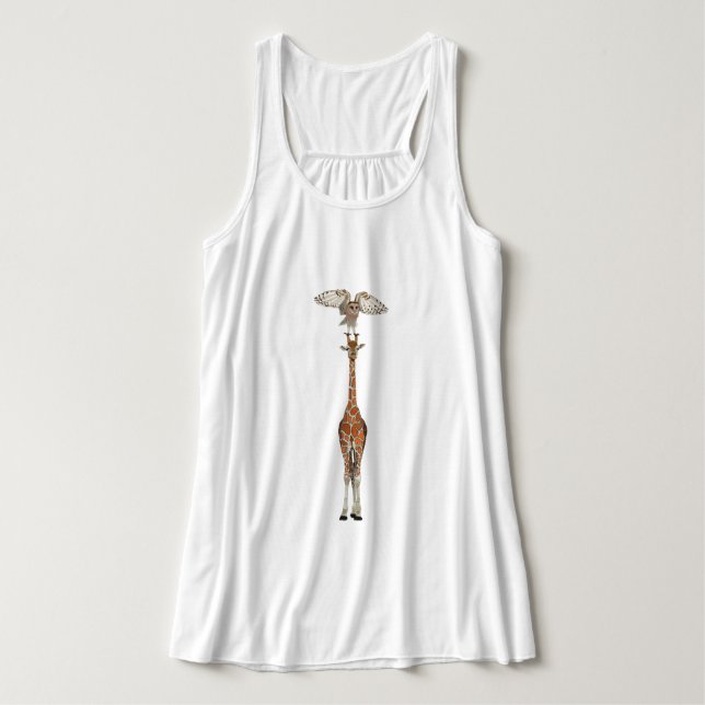 GIRAFFE & OWL SINGLET (Design Front)