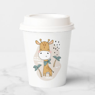 Giraffe Paper Cups