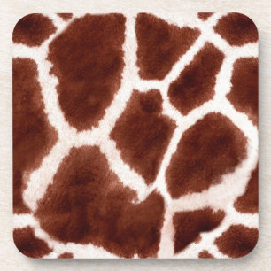 Giraffe Pattern Animal Print Coaster