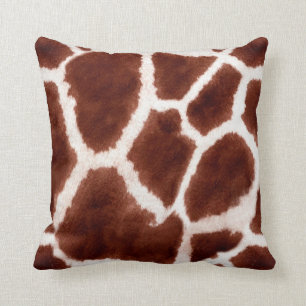 Giraffe Pattern Animal Print Cushion