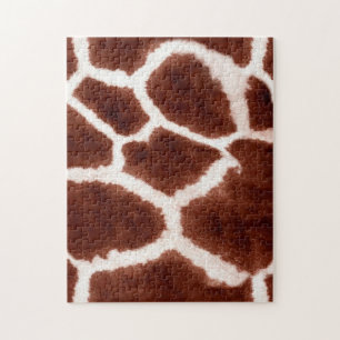 Giraffe Pattern Animal Print Jigsaw Puzzle