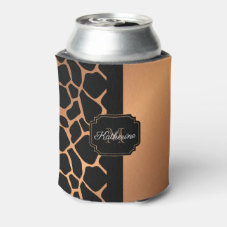 Giraffe Pattern Can Cooler