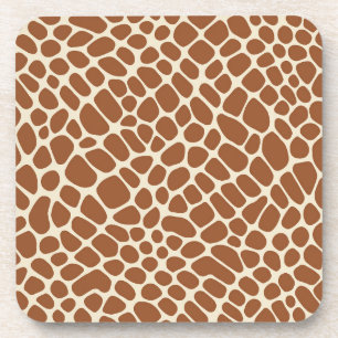 Giraffe Pattern Coaster