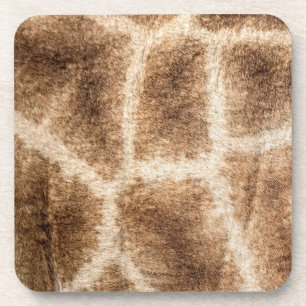 Giraffe pattern coaster
