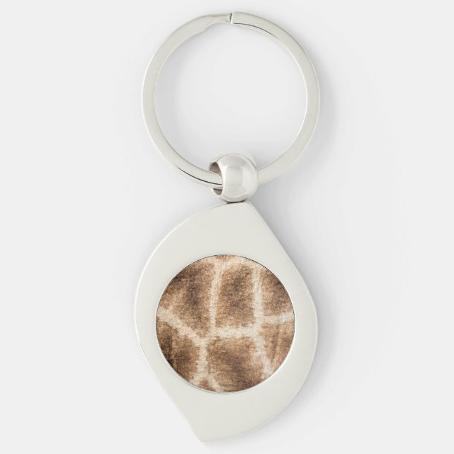 Giraffe pattern key ring (Front)