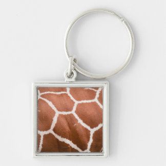 Giraffe pattern key ring