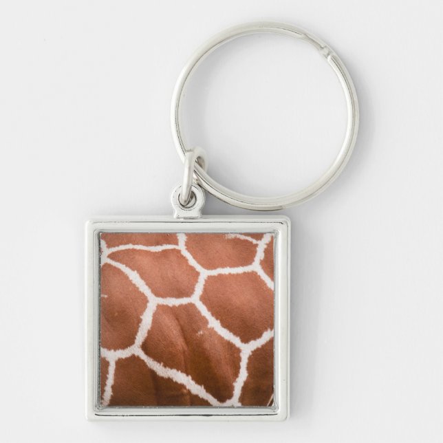 Giraffe pattern key ring (Front)