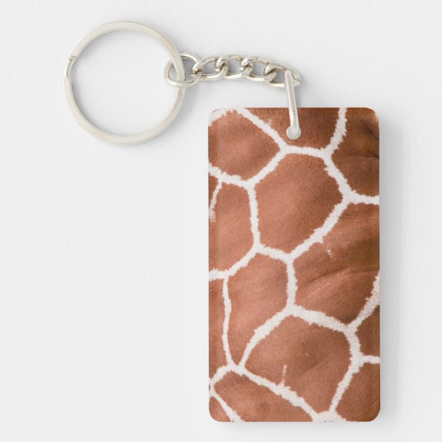 Giraffe pattern key ring (Front)