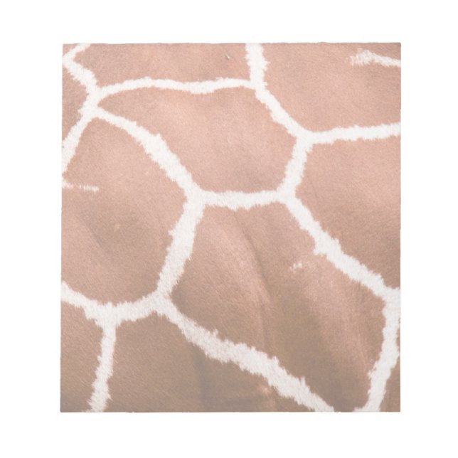 Giraffe pattern notepad (Front)