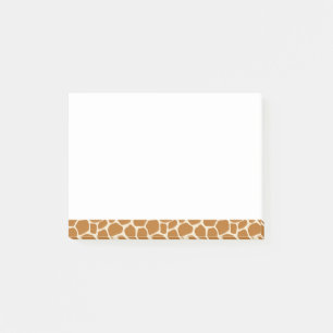 Giraffe Pattern Post-it Notes