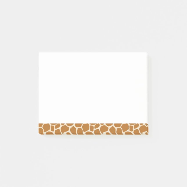 Giraffe Pattern Post-it Notes (Front)