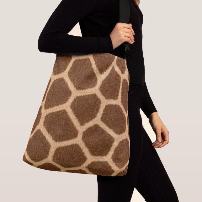 Giraffe Pattern Stylish Everyday Carry Crossbody Bag (Close Up)