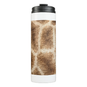 Giraffe pattern thermal tumbler