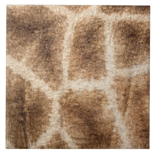 Giraffe pattern tile