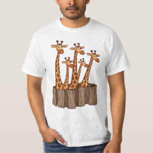 Giraffe Peek Squad – Fence Friends Tee