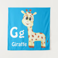 Giraffe personalise ABC: Letter G - Add Your Name