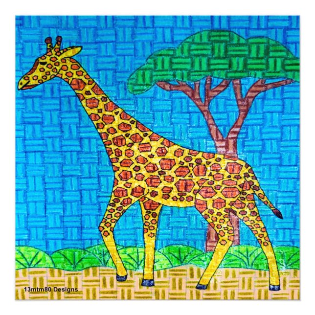 Giraffe - Photo Print (Front)