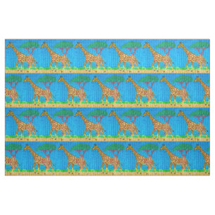 Giraffe - Pima Cotton Fabric