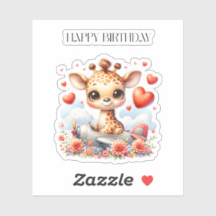 Giraffe Plane Birthday