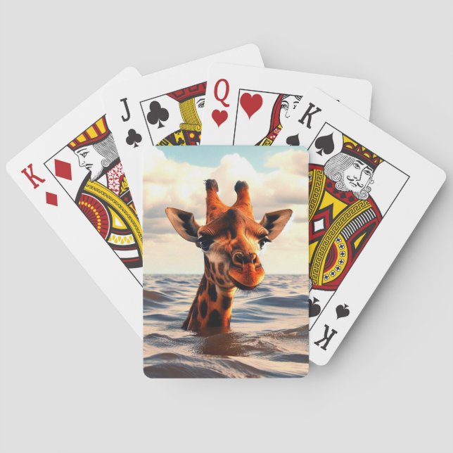 Giraffe  playing cards (Back)