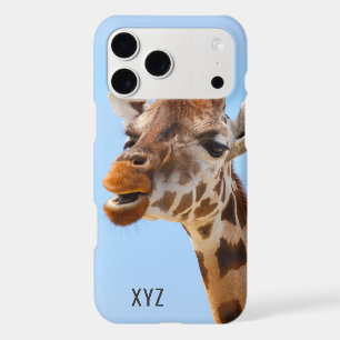Giraffe Portrait custom monogram phone cases