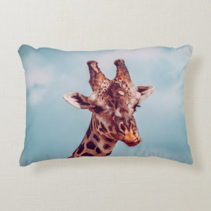 GIRAFFE PORTRAIT DECORATIVE CUSHION