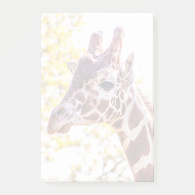 Giraffe Portrait Post-it Notes (Front)