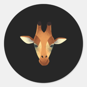 Giraffe Portrait Sticker