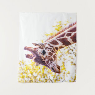 Giraffe Portrait Tapestry
