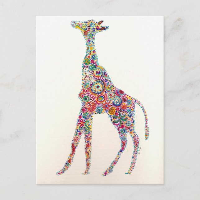 Giraffe Postcard (Front)