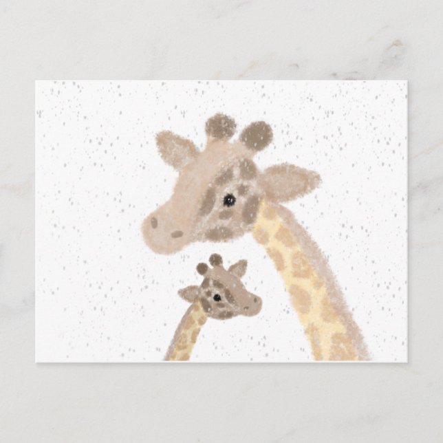 Giraffe Postcard (Front)