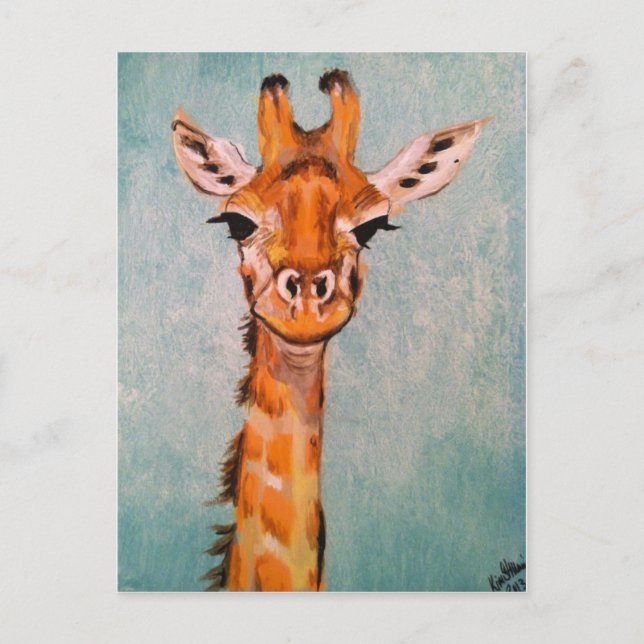 Giraffe Postcard (Front)