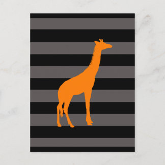 giraffe postcard