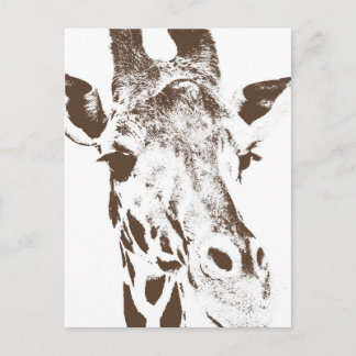 Giraffe Postcard