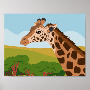 Giraffe Poster