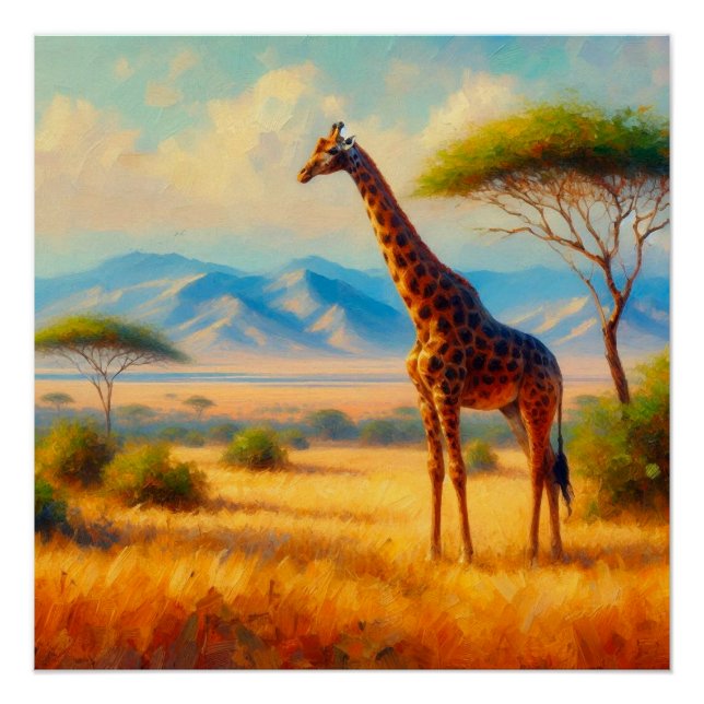 Giraffe Poster (Front)