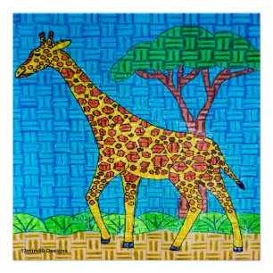 Giraffe - Poster Print