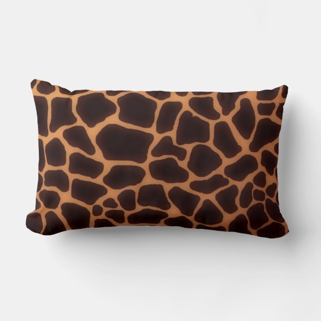 Giraffe Print American MoJo Pillow Lumbar (Front)
