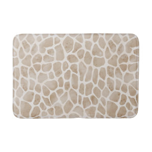 Giraffe Print Bath Mat