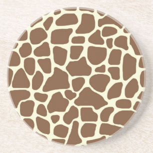 Giraffe print coaster