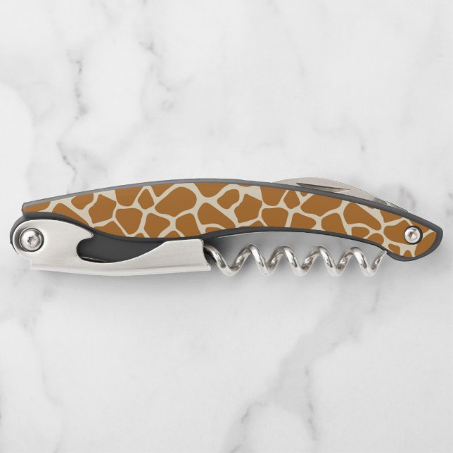 Giraffe Print Corkscrew (Front)