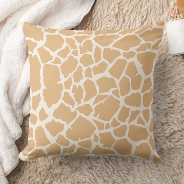 Giraffe Print Cushion (Blanket)
