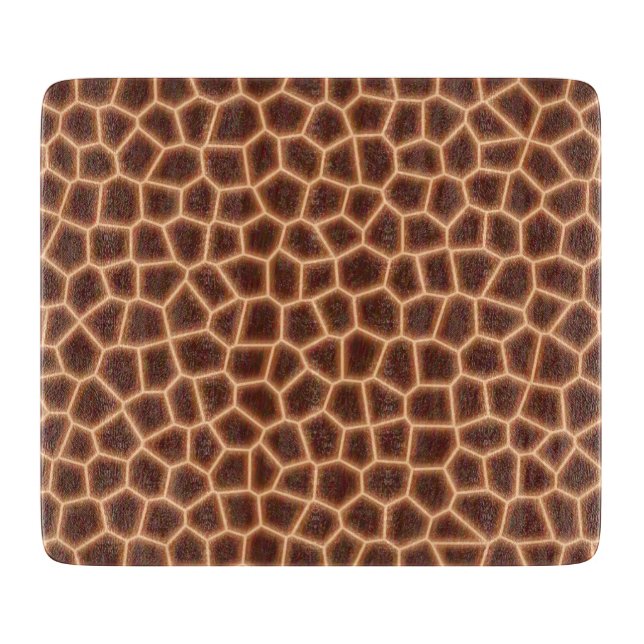 Giraffe Print Cutting Board (Front)