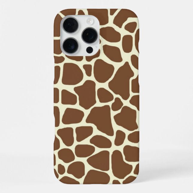 Giraffe Print iPhone Case (Back)