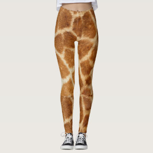 giraffe print leggings