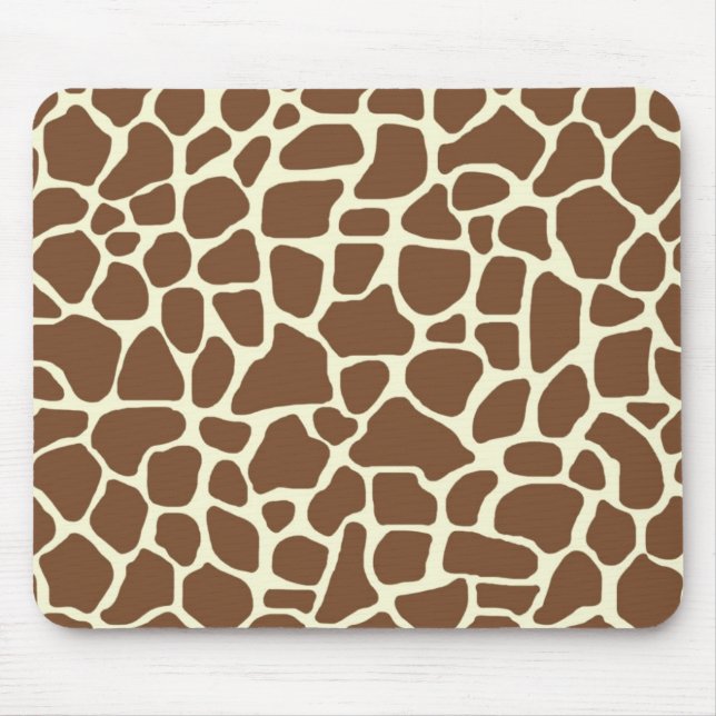 Giraffe print mouse pad (Front)