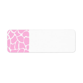 Giraffe Print Pattern in Candy Pink.